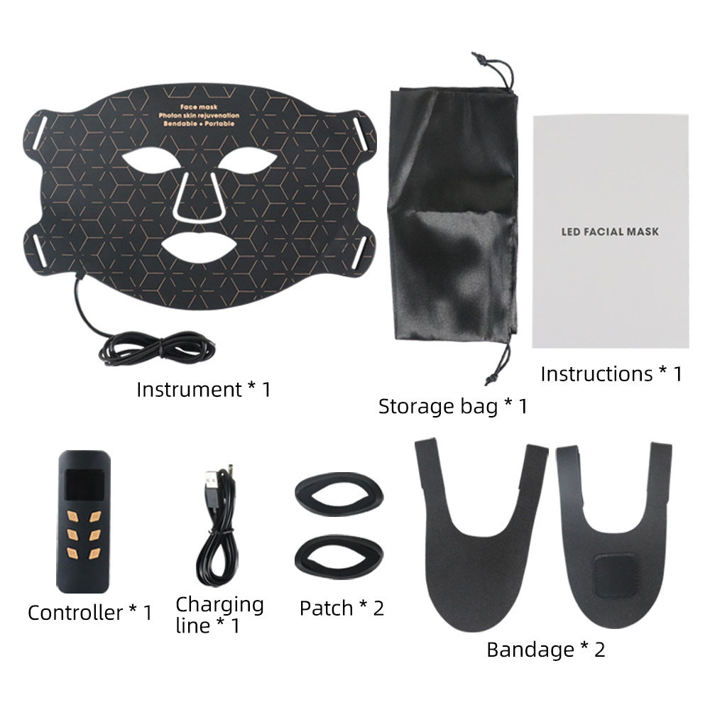 Professional LED Facial Therapy Mask ? Anti Acne & Anti Aging Skin Care Device
