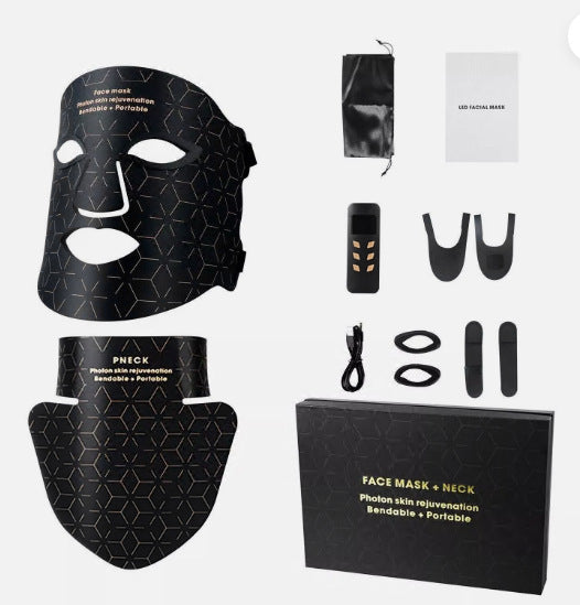 Professional LED Facial Therapy Mask ? Anti Acne & Anti Aging Skin Care Device